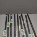 9 x Alumicolor Aluminum Straight Edge with Center Finding Back, 24IN, Black