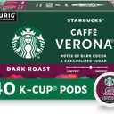 Starbucks K-Cup Coffee Pods, Dark Roast Hot or Iced Coffee, Caff Verona, 40 Keurig Pods. 21/May/2025
