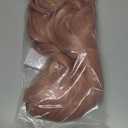 Rose Gold Lace Front Wigs for Women Narural Hairline Synthetic Long Wavy Lace Wigs Middle Part Colorful Glueless Real Hair Wig Heat Resistant Fiber Drag Cosplay Daily Wig 24inches