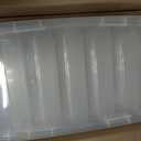 IRIS USA 72 QT Plastic Storage Box with Lid and Latches - 4 Pack - BPA-Free, See-Through Organizing Solution, Durable Nestable Stackable Containers, Secure Pull Handle - Clear