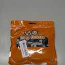 Dog Shoes Dog Boots & Paw Protector, Anti-Slip Sole Winter Dog Booties with Reflective Straps Dog for Small Medium Dogs 4PCS (Black, Size 5: 1.77"(Width)