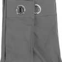 Bedroom Blackout Curtains Grommet Blackout Curtains, Thermal Insulation, Blackout and Noise Reduction, Living Room Curtains, 1 Piece (132x213cm / 52.0x83.9in) (Grey)