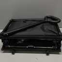 Wagons Carts Foldable, Lightweight Portable Utility Shopping Cart with Wheels, Folding Grocery Wagon Cart for Grocery, Camping, Shopping, Beach, Garden, Sports Black (100L)