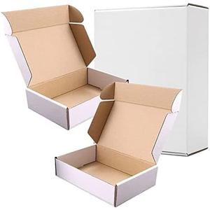 24Pack 12x9x4 Shipping Boxes, Corrugated Cardboard Mailing Box for Small Business, Tab Locking Malier Box for Literature Packing (12"x9"x4")