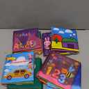 Baby Bath Books, Nontoxic Fabric Soft Baby Cloth Books, Early Education Toys, Waterproof Baby Books for Toddler, Infants Perfect Shower Toy, Kids Bath Toys Birthday Gift (Pack of 8)