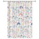 Peva Shower Curtain Happy Rainbows
