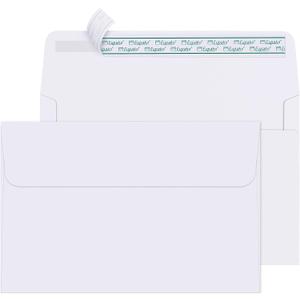 Eupako A9 Envelopes Sefl Seal 250 Pack, White Invitation Envelopes for Photos, Invitations, Announcements, Wedding, Baby Shower, 5-3/4 x 8-3/4 Inches