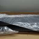 LINSY Fluted Console Table with Storage, Entryway Table Wood Entrance Tables for Front Door, Behind Couch Sofa Table with Shelves, Foyer Tables for Hallways, Living Room Boho Furniture, Light Wood