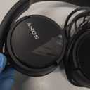 SONY Over Ear Best Stereo Portable Headphones Headset for Apple iPhone iPod/Samsung Galaxy / mp3 Player / 3.5mm Jack Plug Cell Phone with Mic (black)