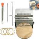 Mini Portable Darning Kit, Quick Sewing Repair Tool Set for Clothes & Fabrics, 14 Hooks Sewing Craft Supplies