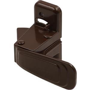 Prime-Line K 55177 Storm and Screen Door Inside Interior Latch with Screws, Brown (Single Pack)