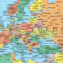 Swiftmaps 32" x 50" RMC Large World Wall Map Poster - Laminated Rolled (32x50 Signature World)