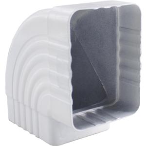 Gutter Downspout Elbow 90 Degree 3x4 Gutter Elbow Aluminum Downspout Elbow1Pcs White