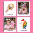 Craftikit 20 Award-Winning Princess & Unicorn Crafts for Kids Ages 3-10 Years, All-Inclusive Toddler Arts and Craft Kits for Kids, Fun Toddler Craft Box for Girls in Preschool