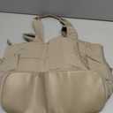 Tote Bag for Women, Lightweight Puffer Tote Bag with Compartments, Quilted Shoulder Bag Handbag with Zipper for Work