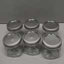 6PCS Wide Mouth Mason Jars 16oz with Airtight Lids and Bands, Canning Jars with Crystal Glass for Food Storage, Spice Jars, Canning, DIY Projects, Jam, Jelly, Honey, Preserving, Drinking