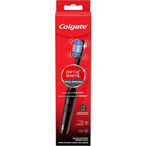Colgate Optic White Pro-Series Whitening Battery Operated Toothbrush with Timer, Soft, Black (1 Count (Pack of 1)) Colgate Optic White Pro-Series Whitening Battery Operated Toothbrush with Timer, Soft, Black (1 Count (Pack of 1))