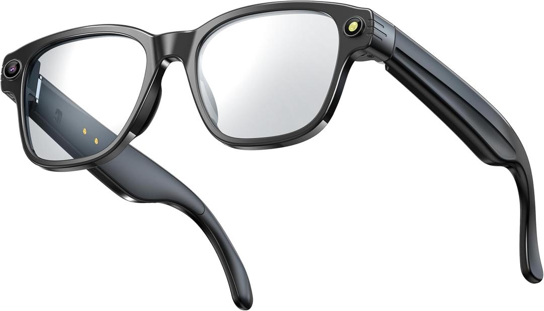 Smart Camera Glasses Recording Video Voice 4K 8MP Camera AI Chat Translation Open Ear Audio Outdoor Sport Bluetooth Smart Glasses