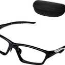 Tallew Lensless Protective Glasses with Travel Case Sport Goggles with dinkball Player Sports Glasses