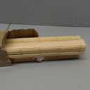 UNISHADES No Drill Cordless Bamboo Roman Shades, 35.5×64 in, Natural | Natural material, Light Filtering, Easy Install