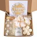 JTEWB Birthday Gifts For Women, Teen Girl, Her, Happy Birthday Gift Box For Girl, Women, Sister, Daughter, Friends, Cute Daisy Aesthetic Glass Cups Gift Set 7pcs