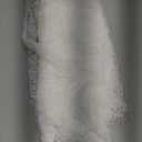 SUTAVIA White Lace Small Table Runner Exquisite Embroidery Floral Rectangular Elegant Dresser Scarf Shabby Chic Rustic Decoration for Home Kitchen Holiday Wedding Party Living Room (White, 13"x27")