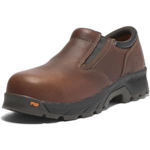Timberland PRO Men's Titan Ev Slip-on Composite Safety Toe Work Shoes (12 Wide, Teak Trailblazer V1)
