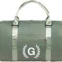 Ysfensha Gym Bag for Women, Personalized Duffle Bag with Shoe Compartment, Sports Bag for Yoga & Dance with Wet Pocket and Mat Strap