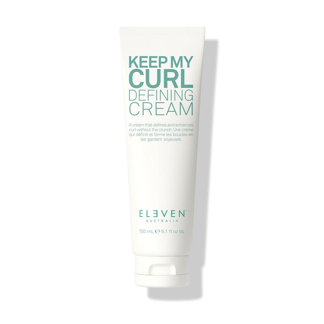 ELEVEN AUSTRALIA Keep My Curl Defining Cream - Curly Hair Products for Women & Men, Enhancing Curling Cream for Wavy Hair, Adds Bounce & Moisture, Enhances Natural Waves, Paraben Free (5.1 Fl Oz (Pack of 1))
