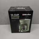 MELLERHOME 12-Cup Drip Green Coffee Maker, Borosilicate Carafe, Auto-Off, Reusable Filter, Anti-Drip, Keep-Warm Function, Clear Water Level Window, Green Kitchen Accessories & Dcor