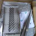 Stainless Steel Chimney Cap, Fireplace Chimney Flue Cover with Adjustable Metal Strips & Bolts Screws, Heavy Duty Chimney Top Cap for Fireplace & Stove Flue Protection (18" x 21")