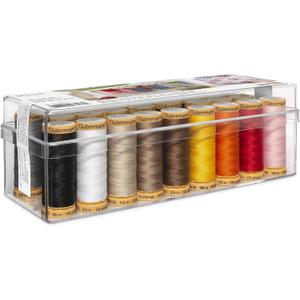 Gutermann Spool Box 26 Cotton Thread Set, Assorted Colors