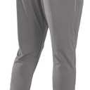 NORTHYARD Men's Running Jogger Pants Athletic Workout Sweatpants with Zipper Pockets Gym Track Jogging Sweatpant (Gray, XXXL)