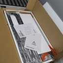 WOHOMO Black Console Table,3-Tier Small Entryway Table,Long Sofa Table for Hallway,Living Room(63 inch)