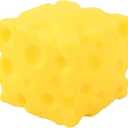 Yellow Cheese Squeeze Toy,Soft Novelty , Theme Cheese Cubes Squishy 3.9(Large)