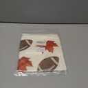 TAJWE Fall Pillow Covers 18x18 Inch Set of 2 Pumpkins Maple Leaves Football Autumn Pillowcases Farmhouse Decorative Seasonal Thanksgiving Cushion Cases for Sofa Couch Home Decor