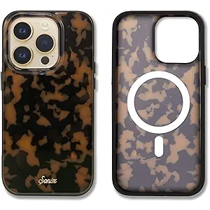 Sonix Case for iPhone 14 Pro | Compatible with MagSafe | 10ft Drop Tested | Tortoiseshell | Brown Tort | Compatible with MagSafe