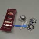 COOLJOY 3 Sizes Vampire Fangs Teeth with Adhesive Halloween Cosplay Props White Horror False Teeth Props Party Favors Masquerade Accessories Gift