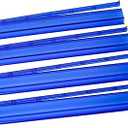 Mose Cafolo Set of 4 All-in-one Transparent Mahjong Rack & Pusher Acrylic American Mah Jongg Rack Pusher 18.7" ( blue )