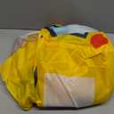 Oudain 6 ft School Bus Tablecloth First Day of Party Table Cover School Bus Theme Teacher Appreciation Party Decoration Washable Fabric Polyester Rectangle Table Cover Protector Birthday Decoration