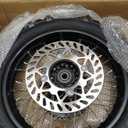 CLEO 80/100-12 Rear Wheel Rim Tire Assembly for 50cc-125cc Dirt Bike taotao TTR SSR CRF Apollo 15mm axle includes 190mm brake disc and 41T sprocket