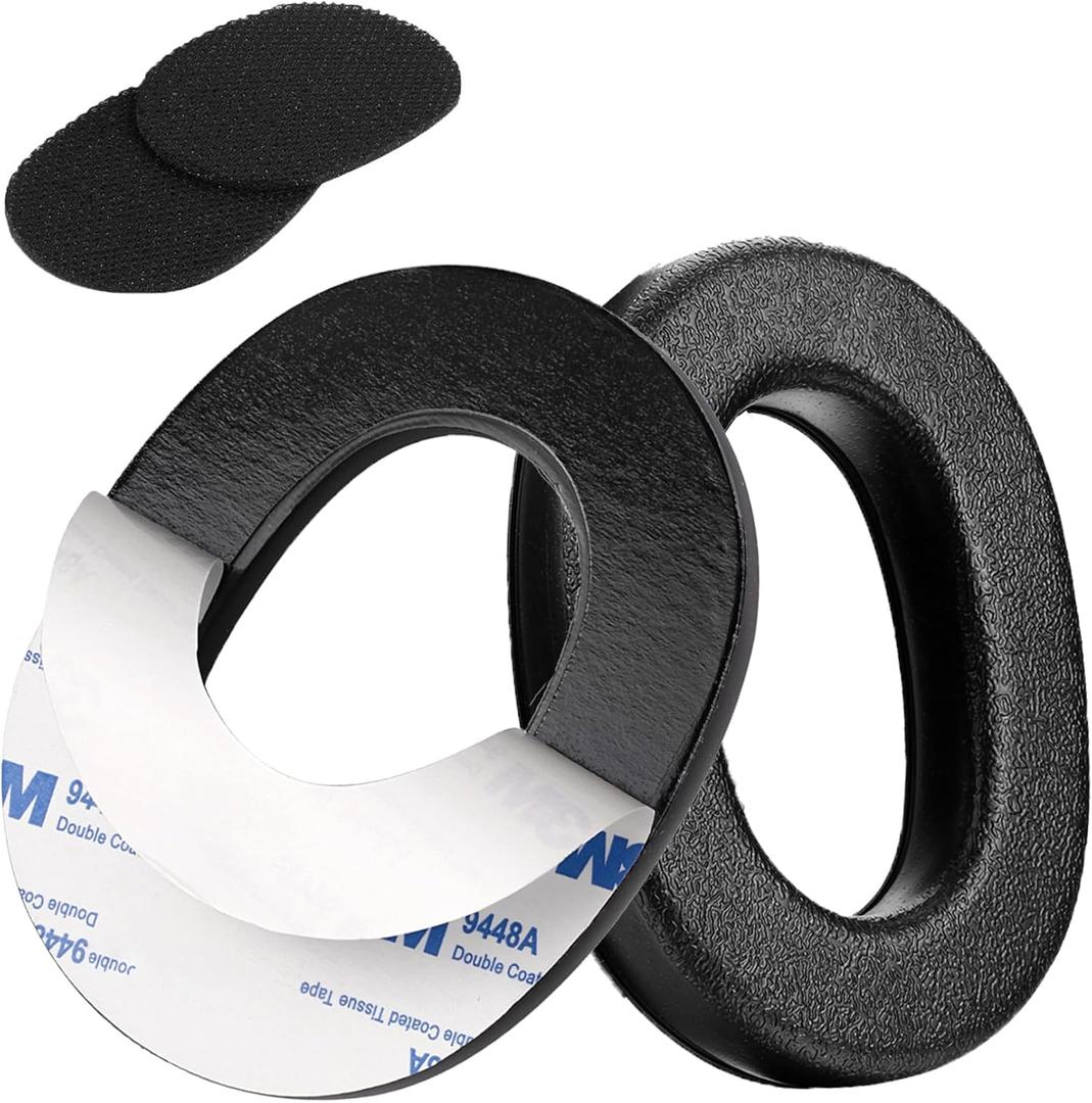 PROHEAR FEP01-1Pair Replacement Foam Ear Pads (Upgraded) for 3M WorkTunes Connect(90543, 90544, 90542, 90541), ZOHAN EM042 Radio Headphone, 037 Bluetooth Hearing Protection