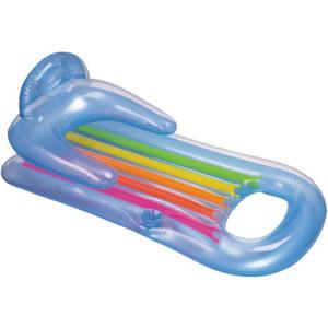 Intex King Kool Lounge Inflatable Swimming Pool Lounger with Headrest