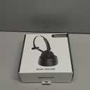 Bluetooth Headset, Wireless Headphone with AI Noise-Canceling Microphone On Ear Wireless Headset with USB Dongle for Computer Office (Black)