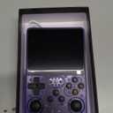 Retro Game Console R36S Handheld Game Console with 64GB Preloaded Games, Save/Load Function, 3.5" HD IPS Screen, Portable Emulator Console for Family, Adults & Nostalgic Players (Purple R36s 3.5")