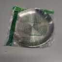 Steel Plates 2 Set 8 Inch Metal Round Dinner Plate Dishes for Serving/Snack/Camping, Dishwasher Safe Metal Dinner Plate
