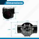7305 Check Valve Replacement for Jandy 2 Inch to 2-1/2-Inch Check Valve pvc 180-Degree Compatible with Pool and Spa