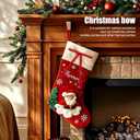 2 x 24 Pcs Red Velvet Ribbon Christmas Tree Bows Bow Tree Topper Door Garland Decor Vintage Wreath Bow Velvet Bows Ornaments for Christmas Trees Gifts Party Door Garland Wreath Deco (Red)