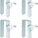 4 Pcs Horse Water Bucket Hook Portable Horse Bucket Hangers Removable Equestrian Stall Accessories Feeding Supplies Hang on Stall Walls or Doors