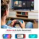 Wireless Switch Controller for Nintendo Switch/Switch 2/Lite/OLED Controller, Switch Controller with a Mouse Touch Feeling on Back Buttons, Extra Switch Pro Controller with Wake-up,Programmable, Turbo Function